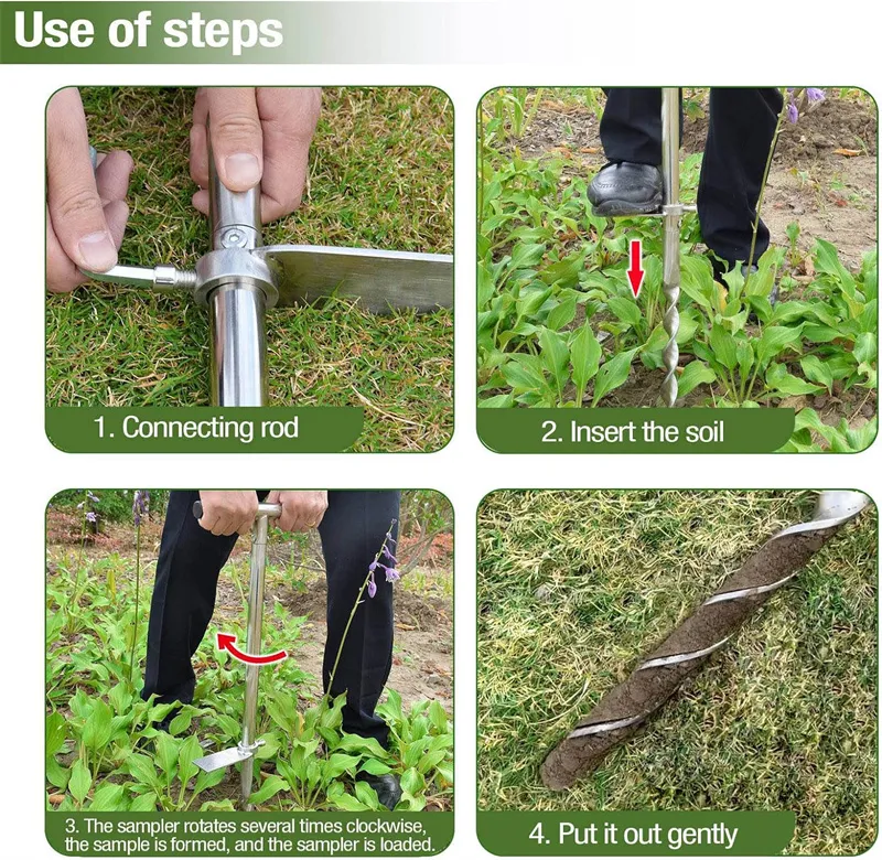 Soil Sampler Lawn Garden Farm Tool