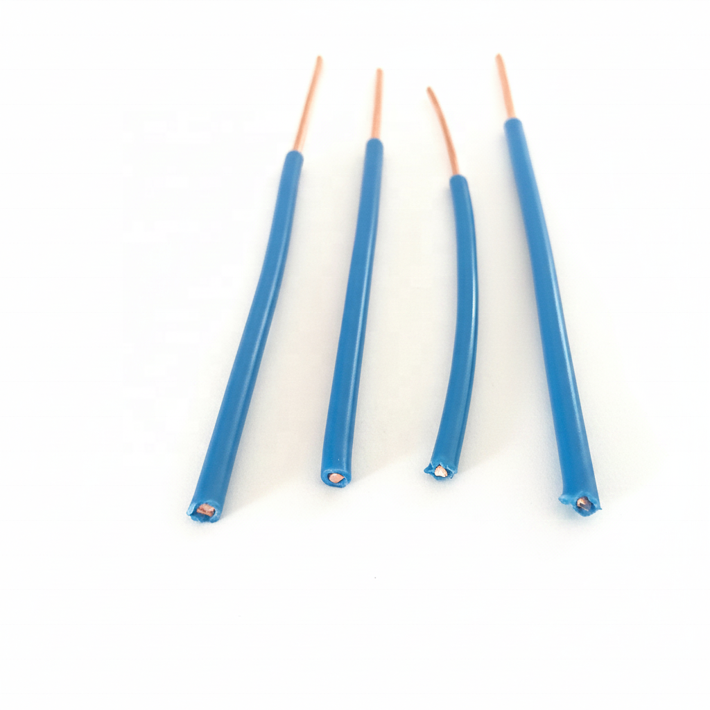Factory Outlet ZR BV BVR BVV RVV 450/750V GB/T 5023 Flame Retardant Copper PVC Insulated Flexible Solid Building Electrical Wire