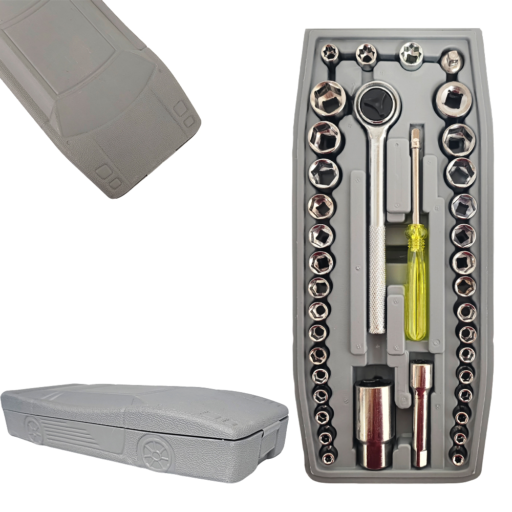 Good Quality Automobile Mechanical Motorcycle Repair Hand Tool 40 Pieces Steel Ratchet Wrench Set for Garage Supplier