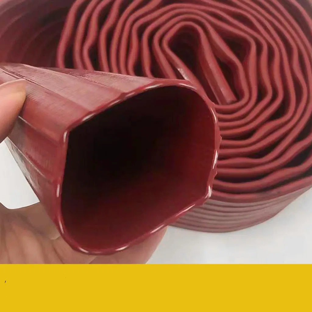 Coiled Layflat Irrigation Hose Close-up