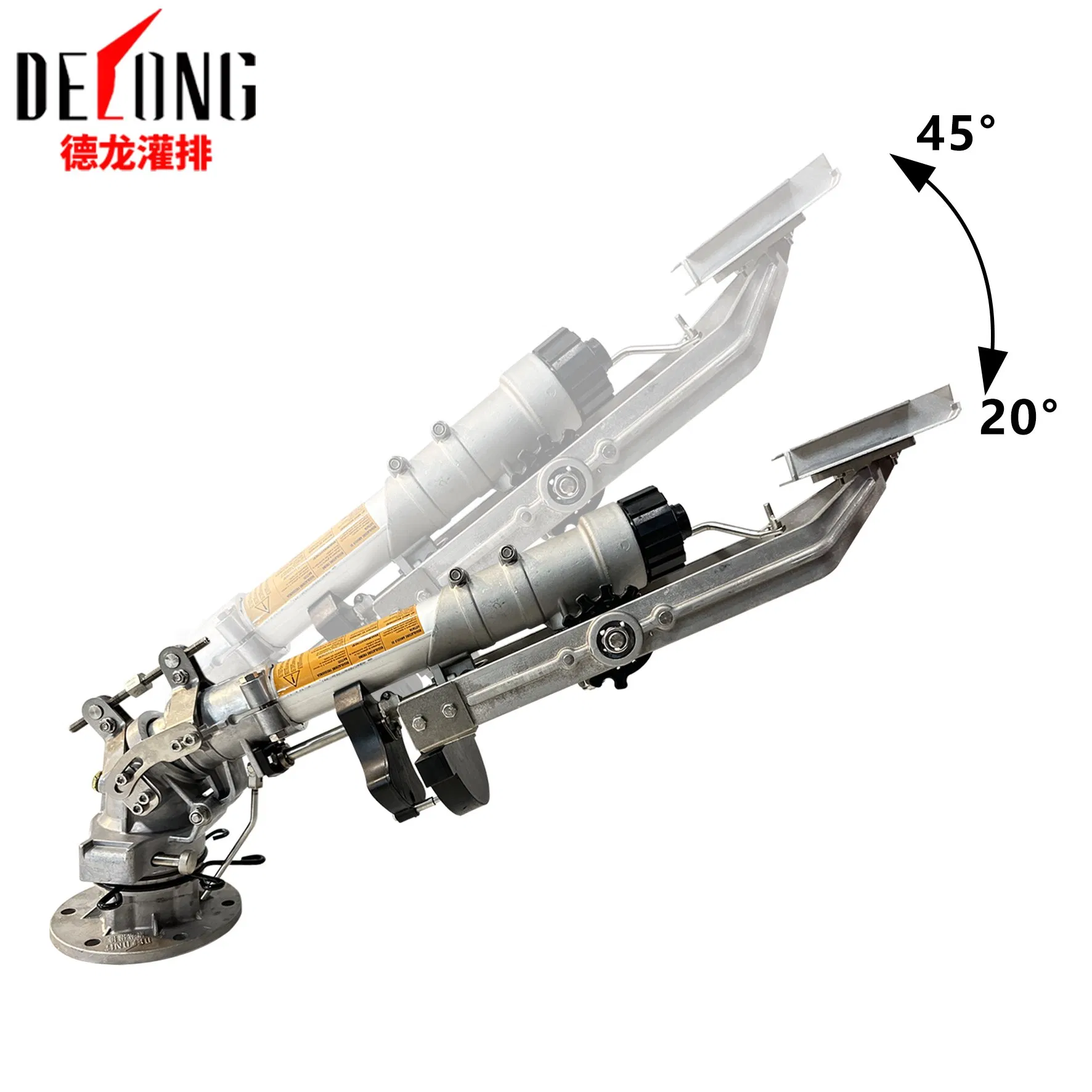 Irrigation Sprinkler Nozzle Rotary Vertical Rocker Arm Impact Spray Gun Farm Watering