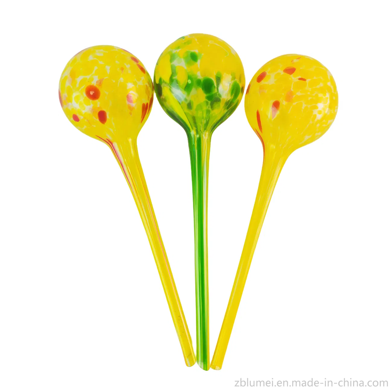 Colorful Hand Blown Glass Decorative Indoor Potted Plant Hydro/Aqua Automatic/Self Watering Flower Water Tool