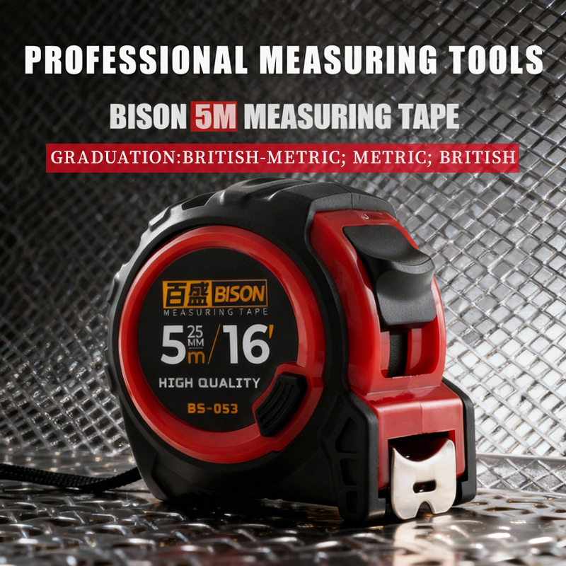 Industrial Grade Steel Tape Measure Inches 3M/10ft 5 Meter 16ft, Inperial And Metric,Easy Read Measuring Tape Custom Logo