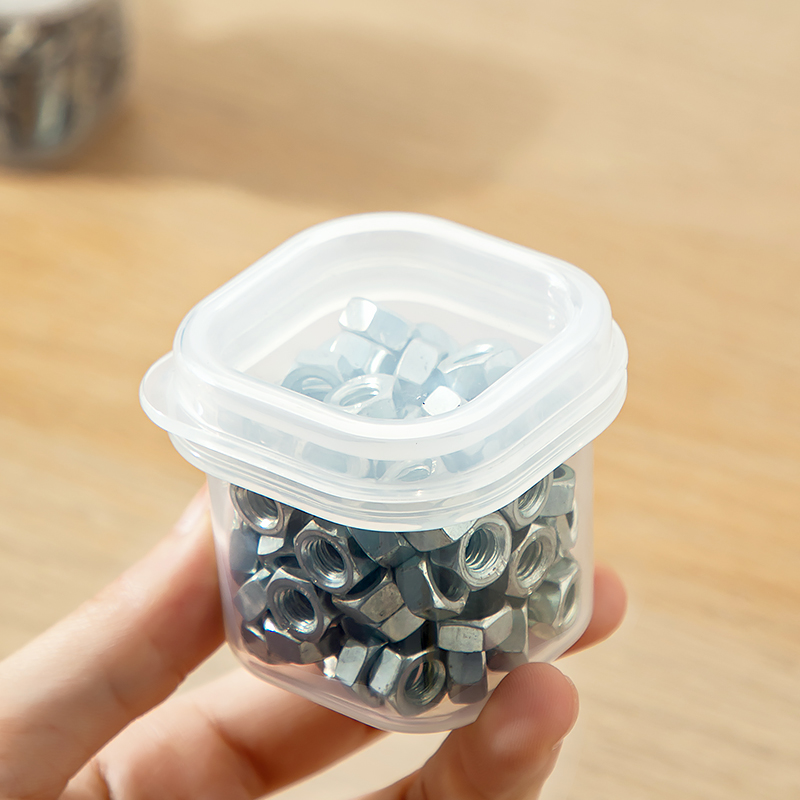 Modern Portable Transparent Multifunctional Plastic Screw Storage Box Set Small Tools Organizer