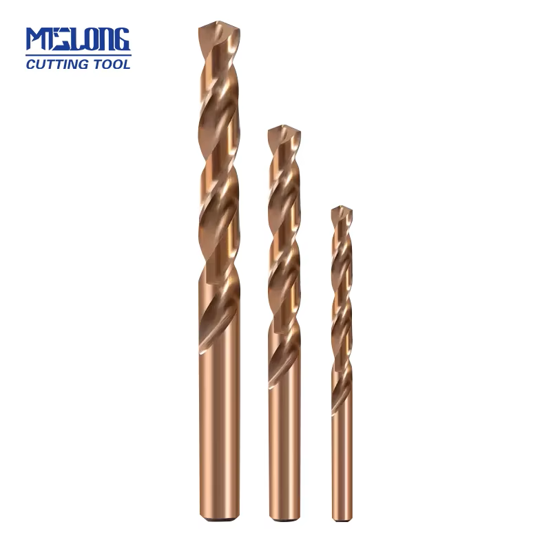 M35 Cobalt Twist Drill Bit HSS Spiral Flute Metal Drilling Tool for Stainless Steel Alloy Hard Material Precision Machining