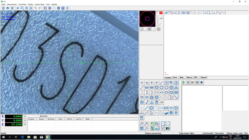 Metrology Software UI Interface