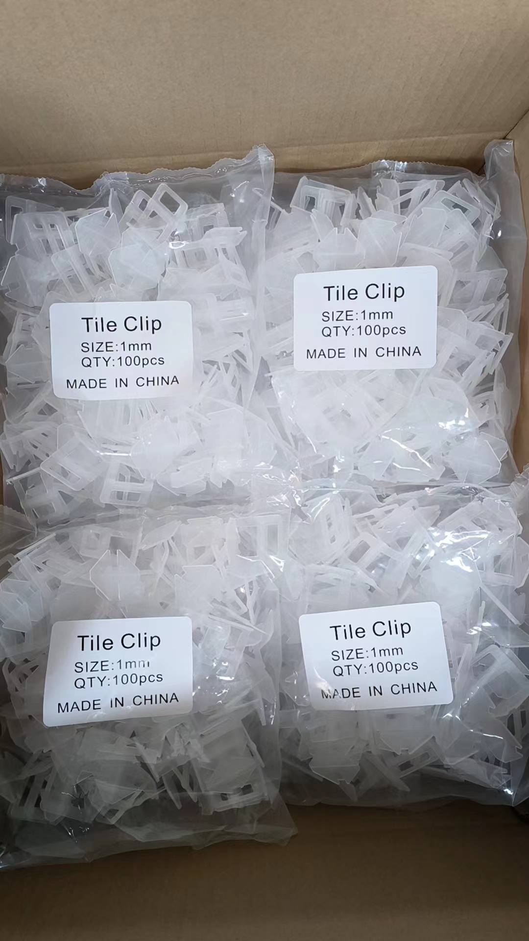 Tile Leveling Clips Carton Packing