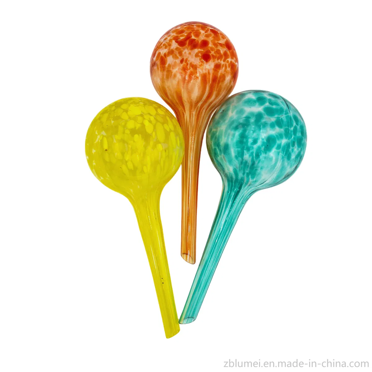 Colorful Crafted Hand Blown Glass Decorative Indoor &amp; Outdoor Plant Small Hydro/Aqua Automatic/Self Watering Tools