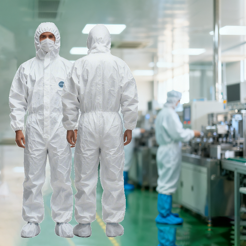 Wholesale Professional Disposable Protective Coverall Safety Clothing For Hazardous Materials And Chemicals