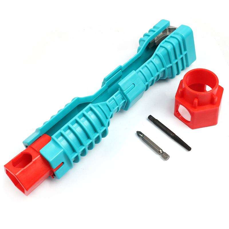 Multifunctional Water Pipe Bathroom Wrench Plumbing Installation Tool for Household Water Pipe Faucet Angle Valve