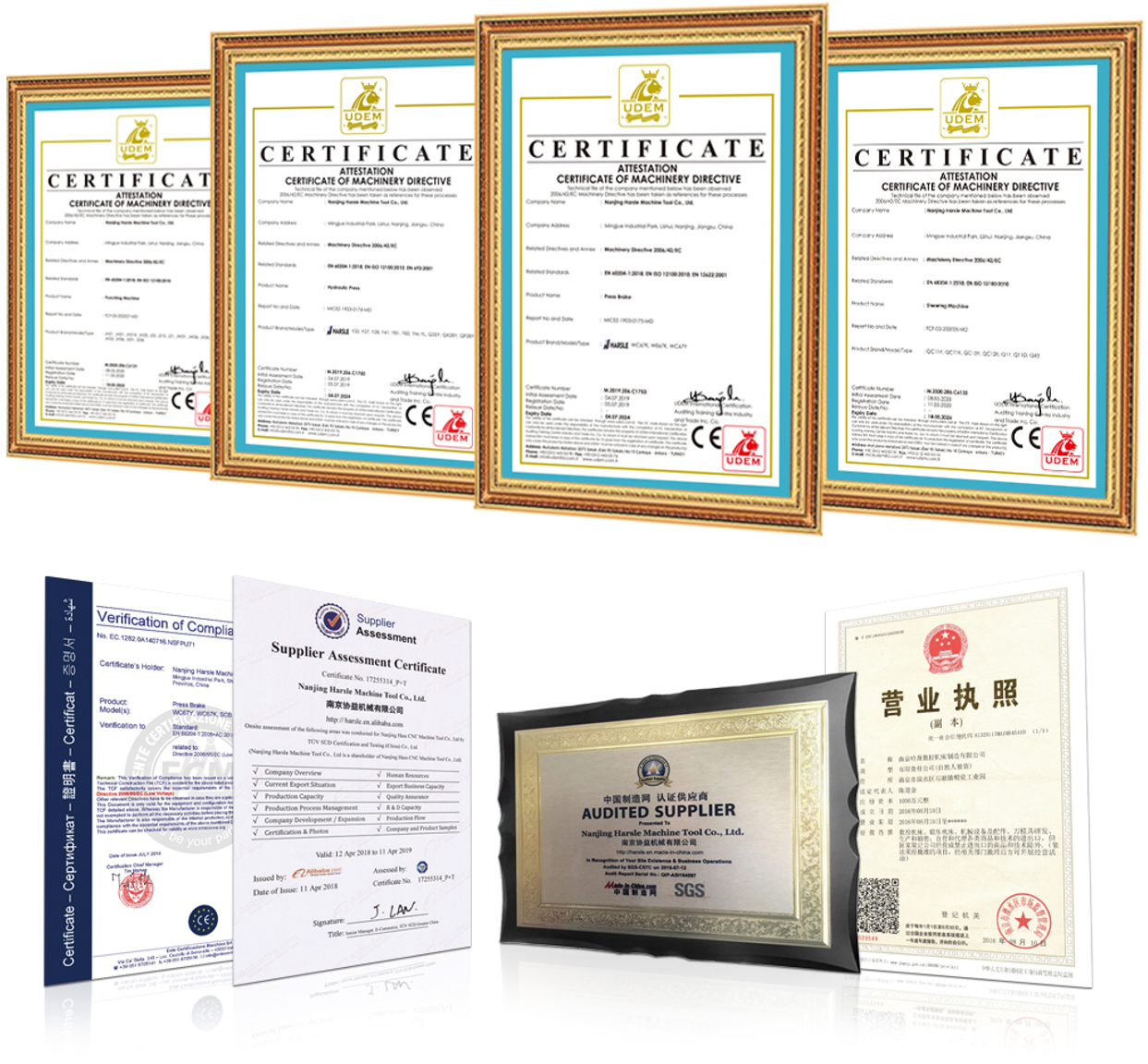 Certifications