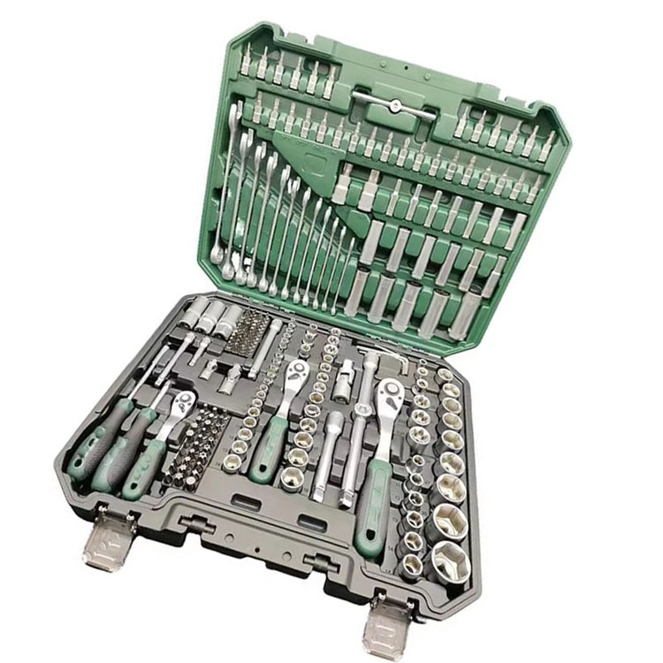 216 piece hand tool suit box 24 tooth ratchet wrench socket professional tools mechanical wrench auto mechanical tool suit