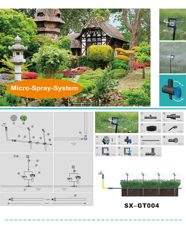Plastic Sheet Other Watering &amp; Seesa Garden Tool Drip Irrigation