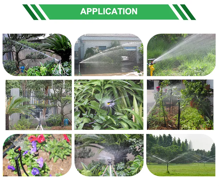 Agricultural Irrigation Sprinkler, 360-Degree Rotation, Watering Tool for Fields
