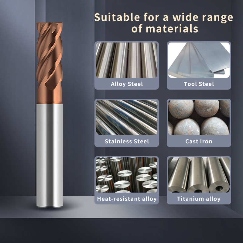 Solid Carbide Milling Cutter for High-temperature Alloys