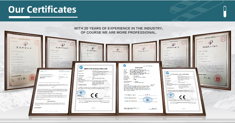Quality certifications