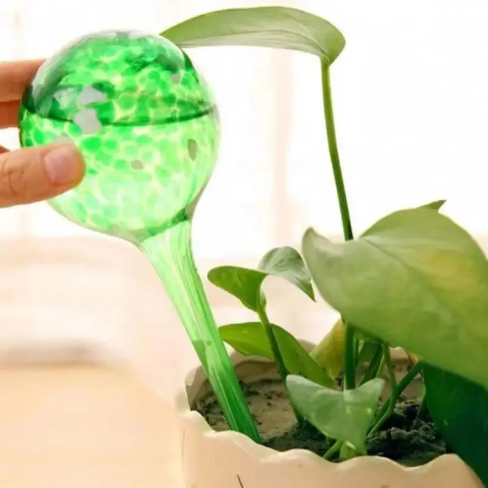 Automatic Watering Pear Balls Glass Drip Irrigation Can Lazy Hydro Bonsai Garden Tools Self-Watering Ball