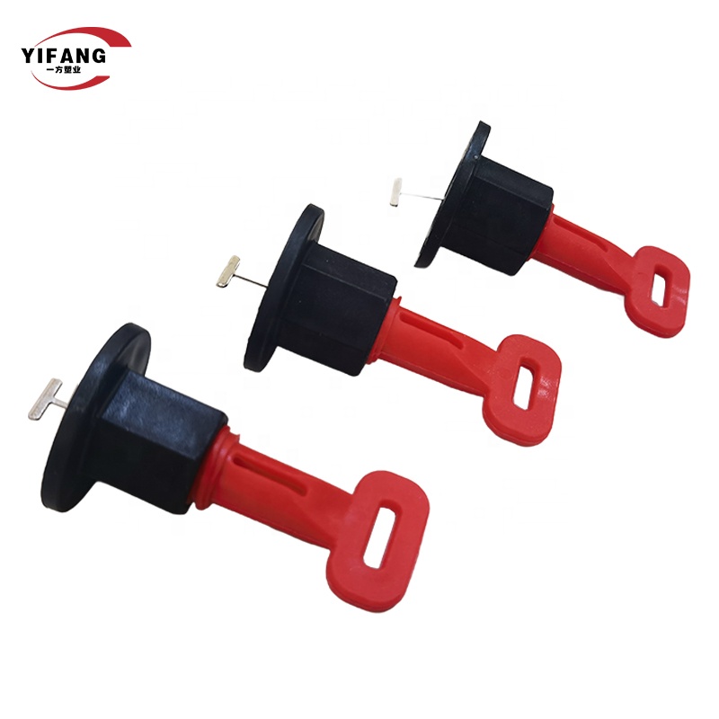 Modern 50pcs Reusable &amp; Recyclable Stainless Steel &amp; Plastic Tlock Tile Leveling System With 2mm-6mm Gap Tile Level Tools