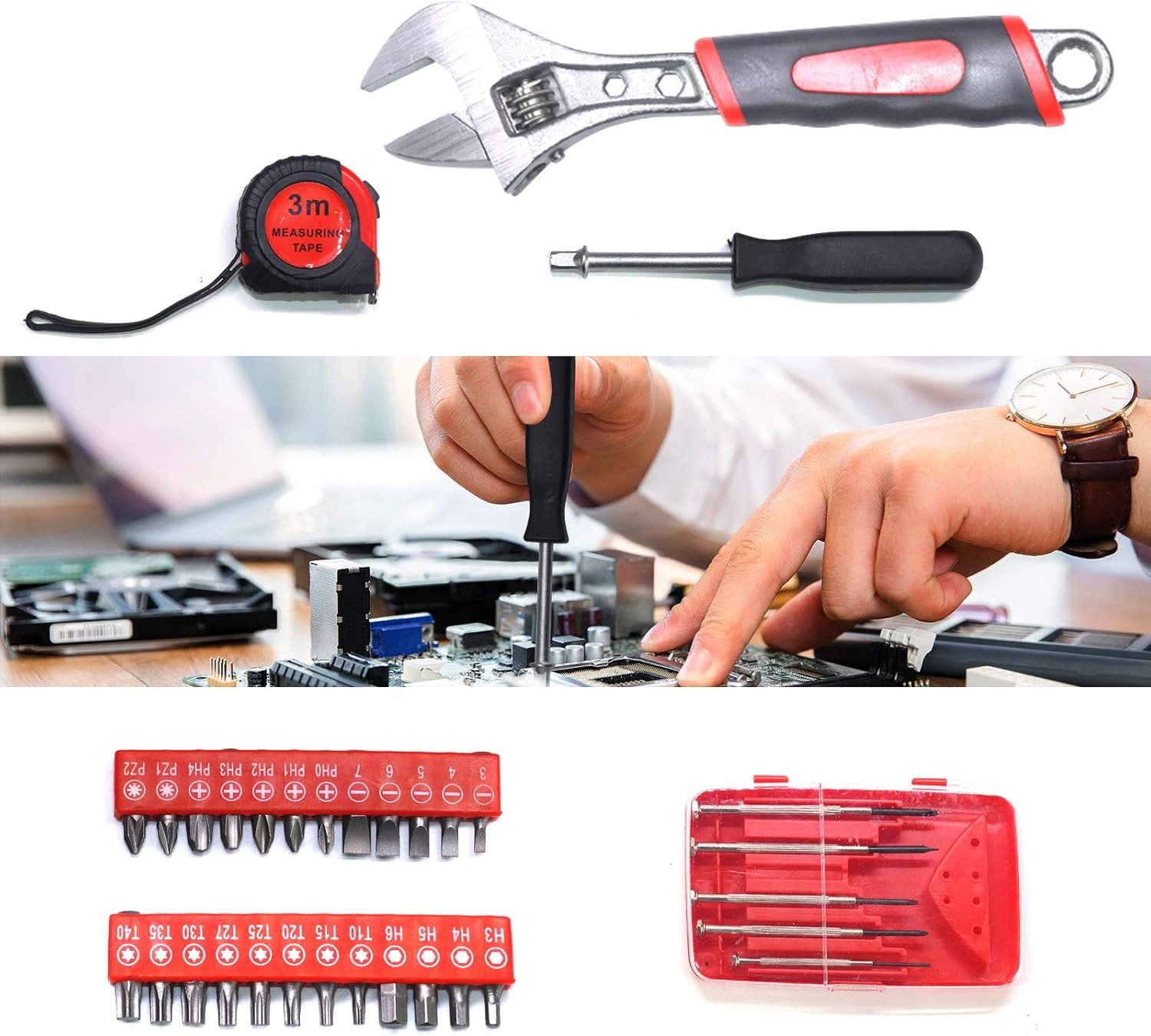 799PCS OEM Hand Tool Combination Set Car Repairing Tool Box Kit Ratchet Steel Wrench Socket Set