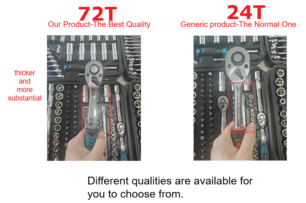 Industrial Grade 216pcs Professional Mechanic Tool Set Box Mechanic With Socket Wrench For Automotive Repair OEM Customizable