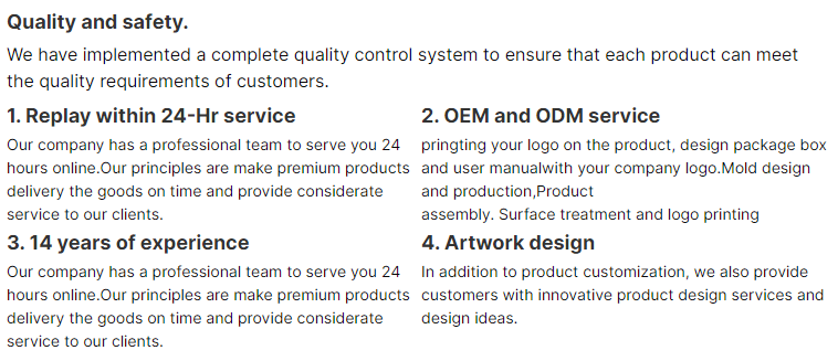 Our Advantages