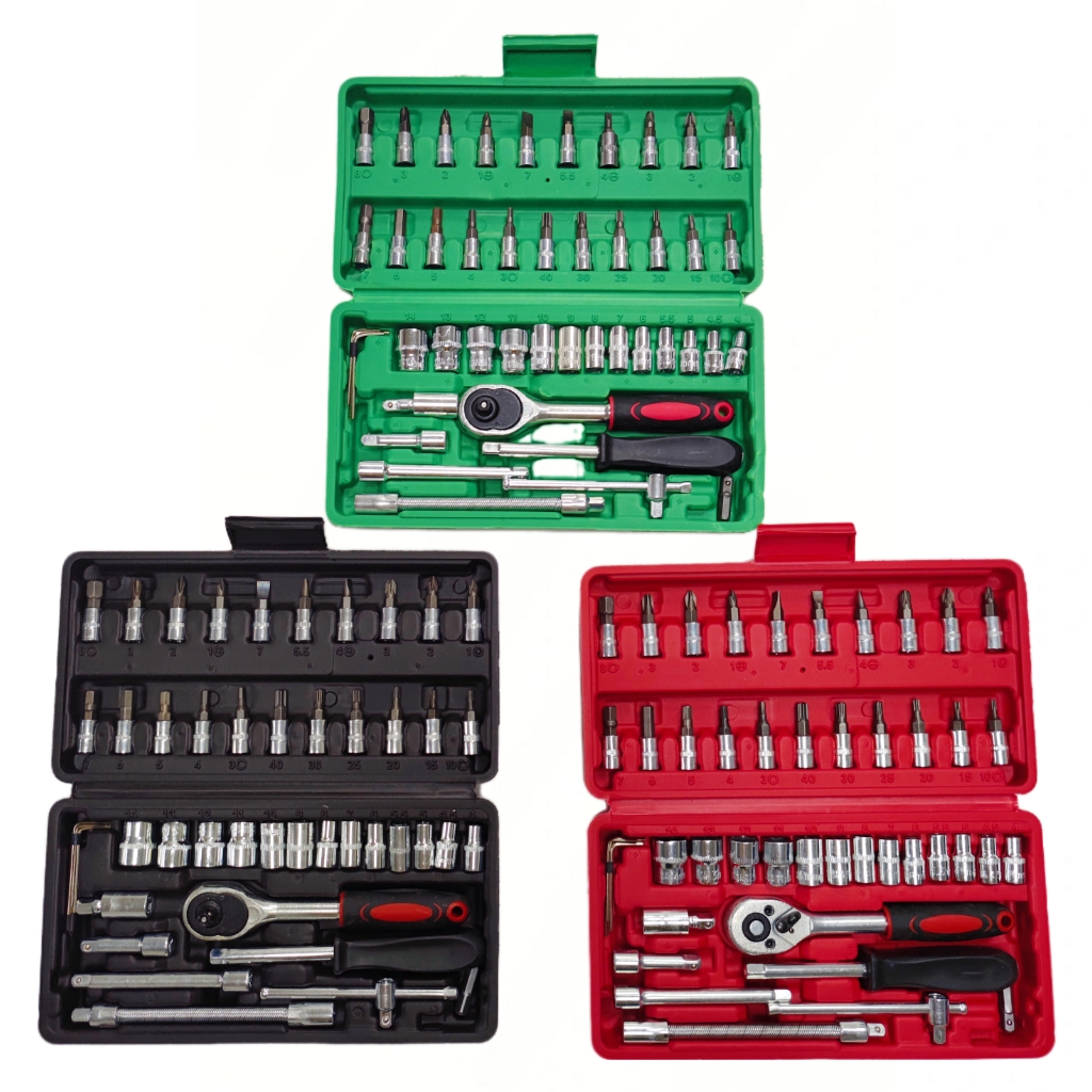 Hand Tool Sets Car Repair Tool Kit Set Mechanical Tools Box Home Socket Wrench Set Ratchet Screwdriver Kits-001