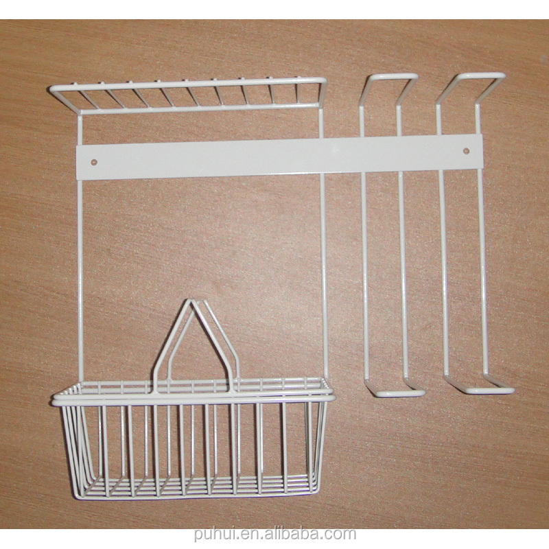 Wall Mounted Metal Wire Home Storage Garden Tools Storage Organizer Rack