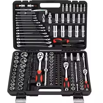 Wholesale 171pcs 1/4" 3/8" 1/2" Socket Set Ratchet Wrench Sockets Tool Kit