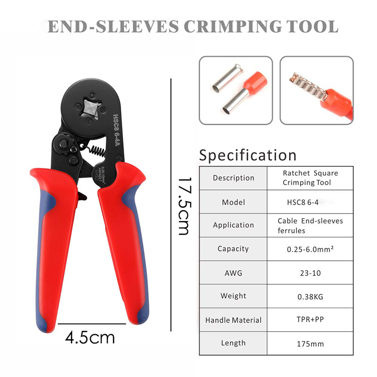 Hydraulic Wire Crimping Pliers Detail View 1