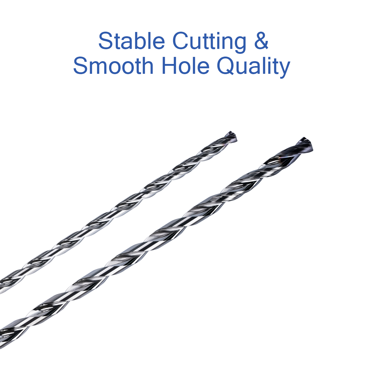 Solid Carbide 4mm Series Deep Hole Drill Effective for Metalworking and Metal Drilling