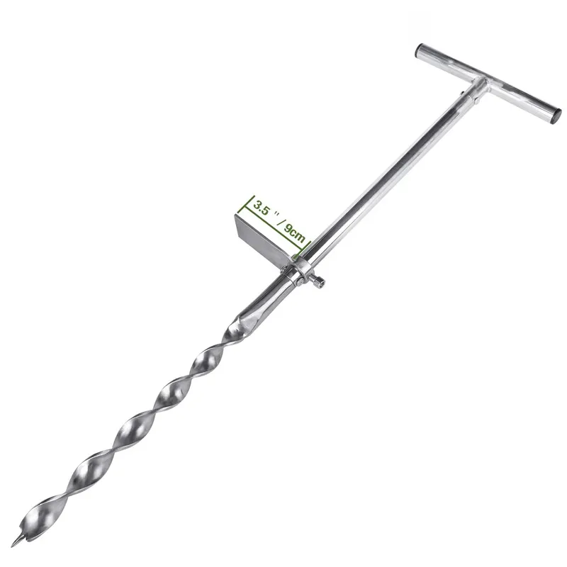 Auger Soil Sampler Probe with Foot Pedal