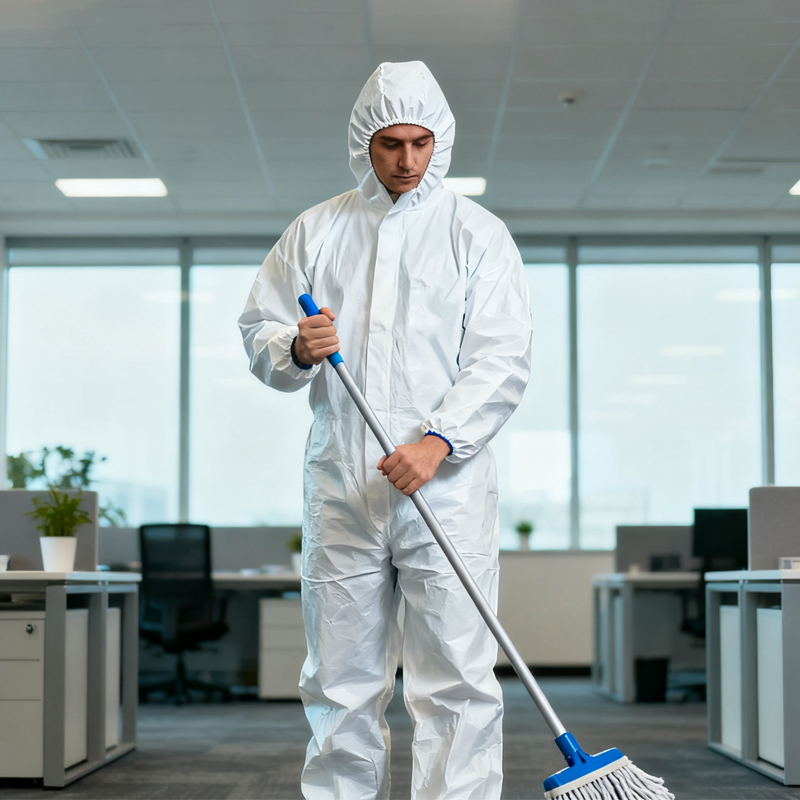 Wholesale Professional Disposable Protective Coverall Safety Clothing For Hazardous Materials And Chemicals