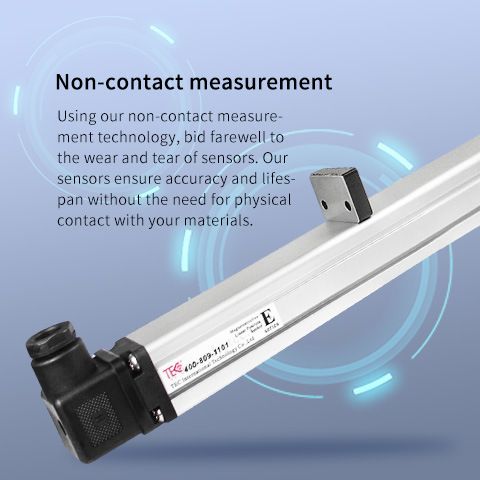 Tec ED Non-Contact Magnetostrictive Electronic Ruler Linear Displacement Transducer Position Sensor IP65 Position Measuring