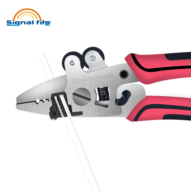 Multifunctional FTTH Wire Stripper Pliers Crimper Stainless Steel Scissors for Electricity Cables