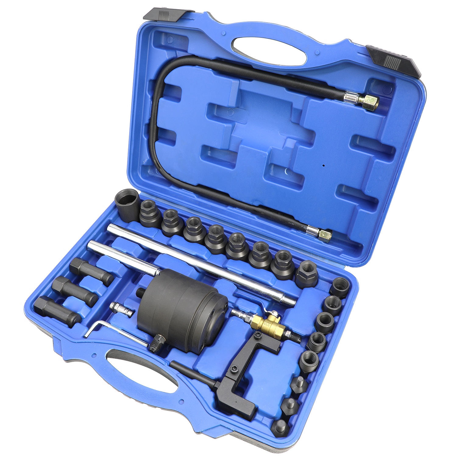 Universal Pneumatic Fuel Diesel Injector Puller Extractor Removal Tool with BOSCH 110 Common Rail Diesel Injector Tester Puller