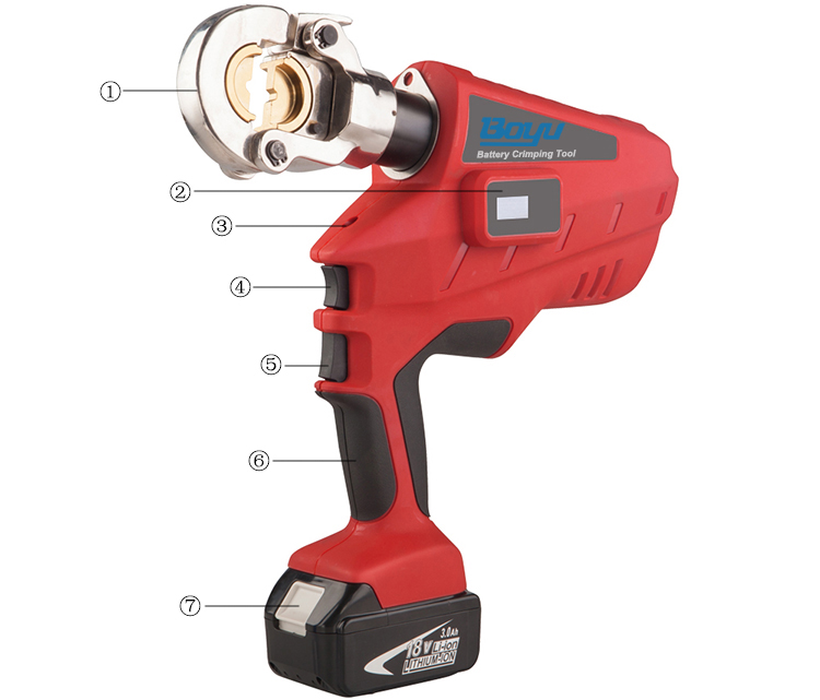Electric Battery Powered Cable Crimping Tools Crimp 16-300mm2