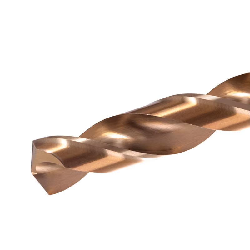 M35 Cobalt Twist Drill Bit HSS Spiral Flute Metal Drilling Tool for Stainless Steel Alloy Hard Material Precision Machining