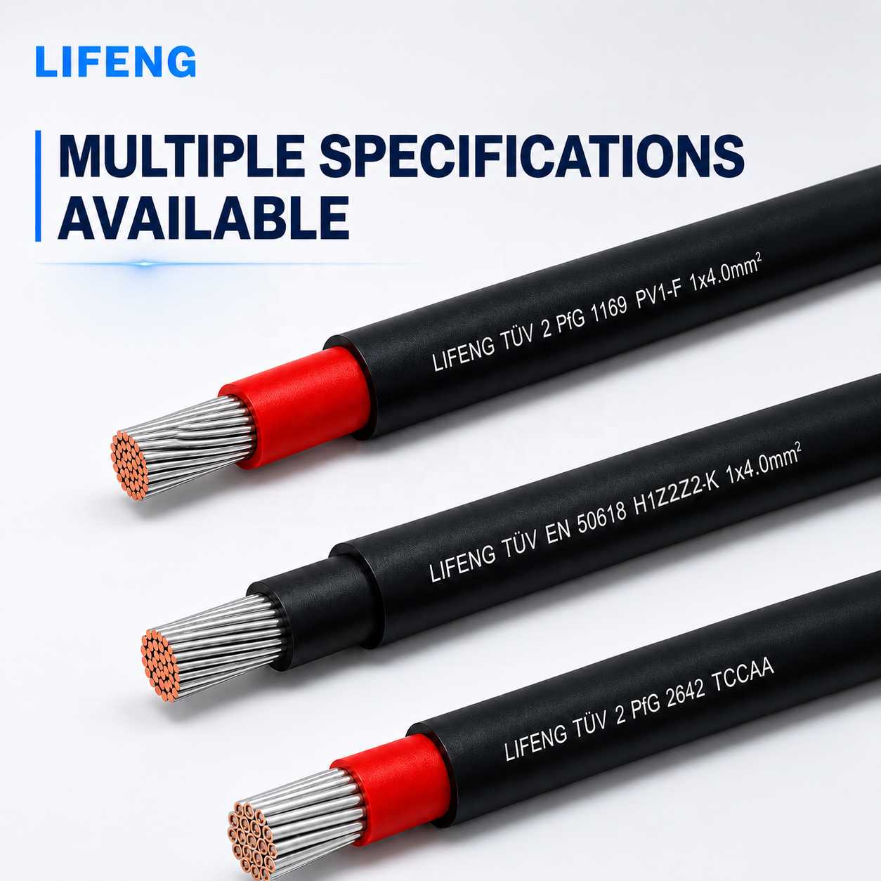 Wholesale 1000V/1500V Tinned Copper PV DC Cable, 4/6/10/16mm&sup2; Solar Panel Wire For Photovoltaic Systems And Solar Farm Projects