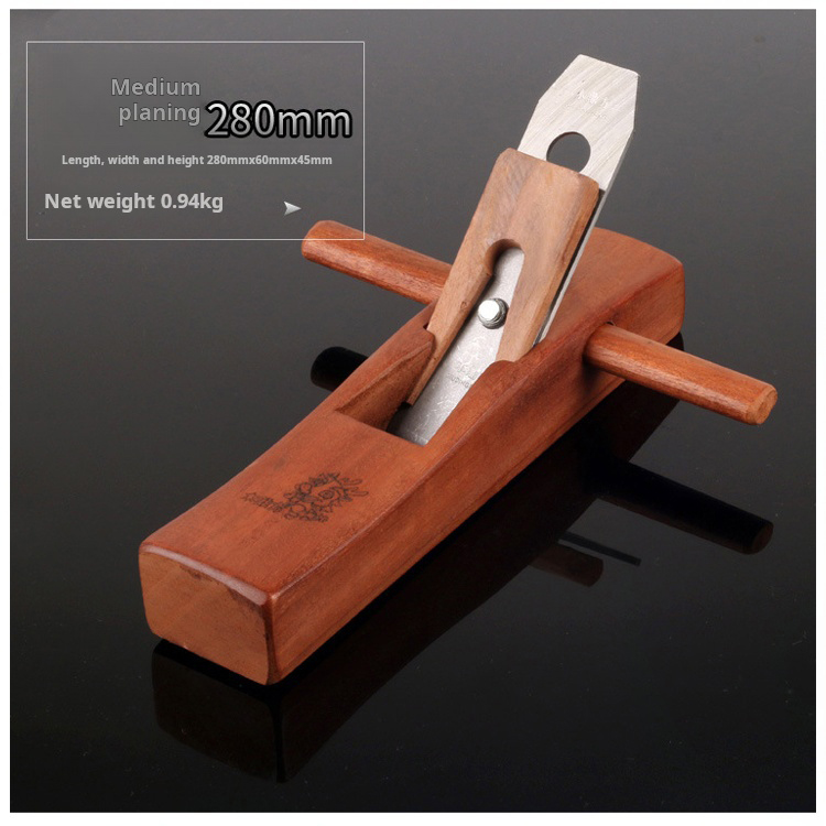 Diy Woodworking Carpenter Tool Set Mahogany Hand Push Trimming Flat Plane Planer
