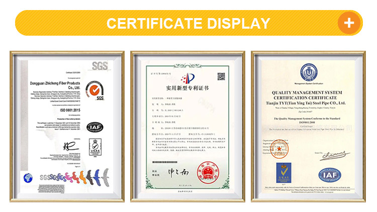 Certificates