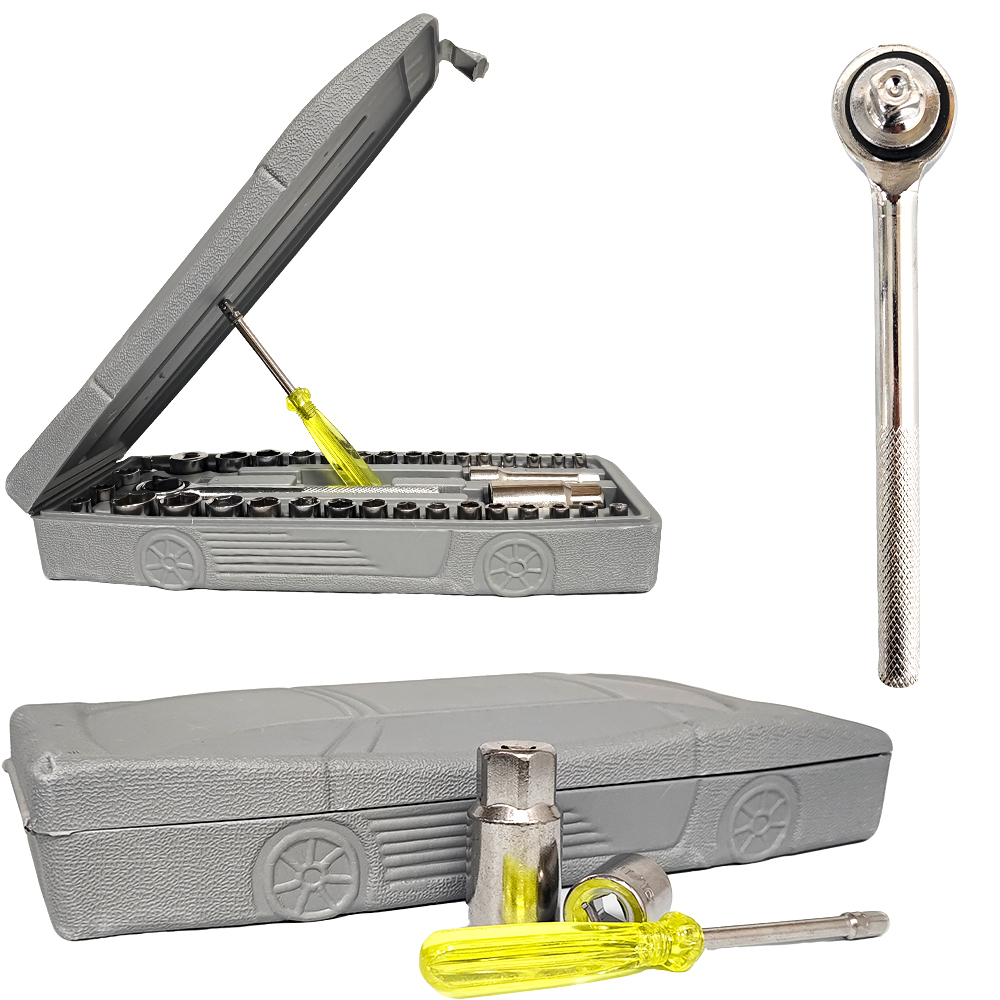 Good Quality Automobile Mechanical Motorcycle Repair Hand Tool 40 Pieces Steel Ratchet Wrench Set for Garage Supplier