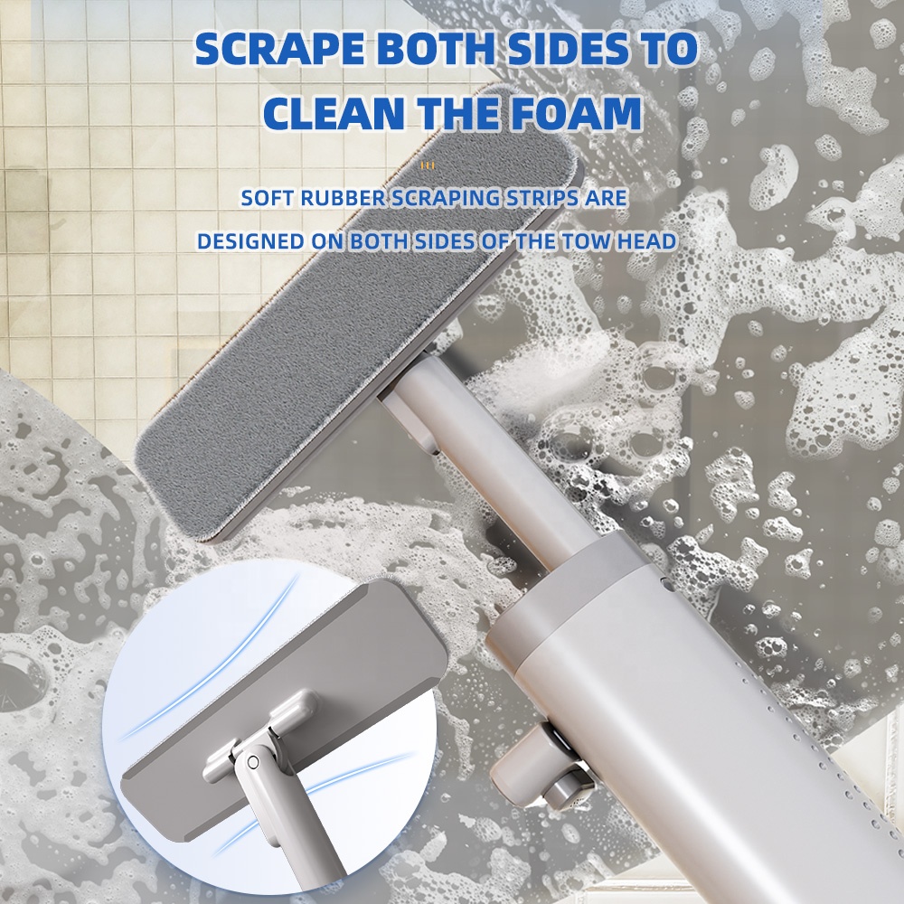 For Factory New Handheld Portable 180 Powerful Self Squeeze Steel Mini Mop Home Kitchen Cleaning Tool For Small Spaces