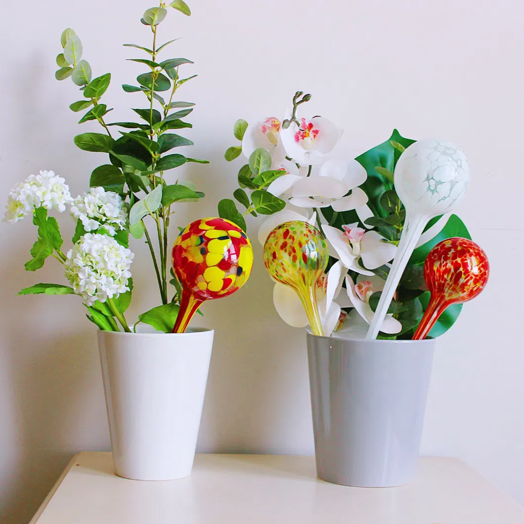 Hand Blown Glass Garden Decoration