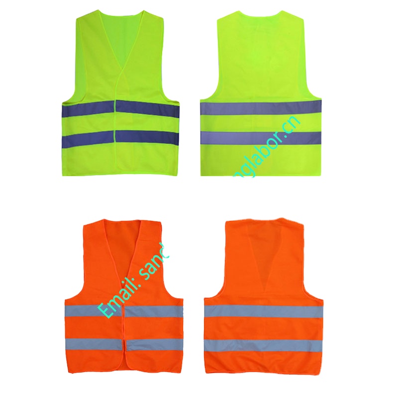 Security Reflective Vests High Quality 80g Construction Vests