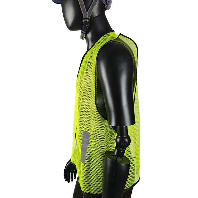 The Site-specific Clothing With High-visibility Custom Logos Shengchi Reflective Safety Vest Complies With ANSI Level 2 Standard