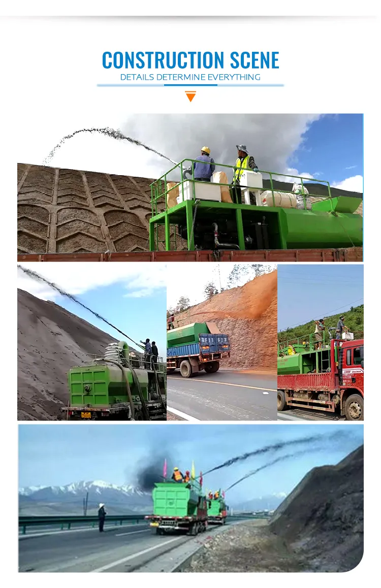 Fast Sowing Hydraulic Hydroseeding Grass Seed Spraying Machine for Lawn Care