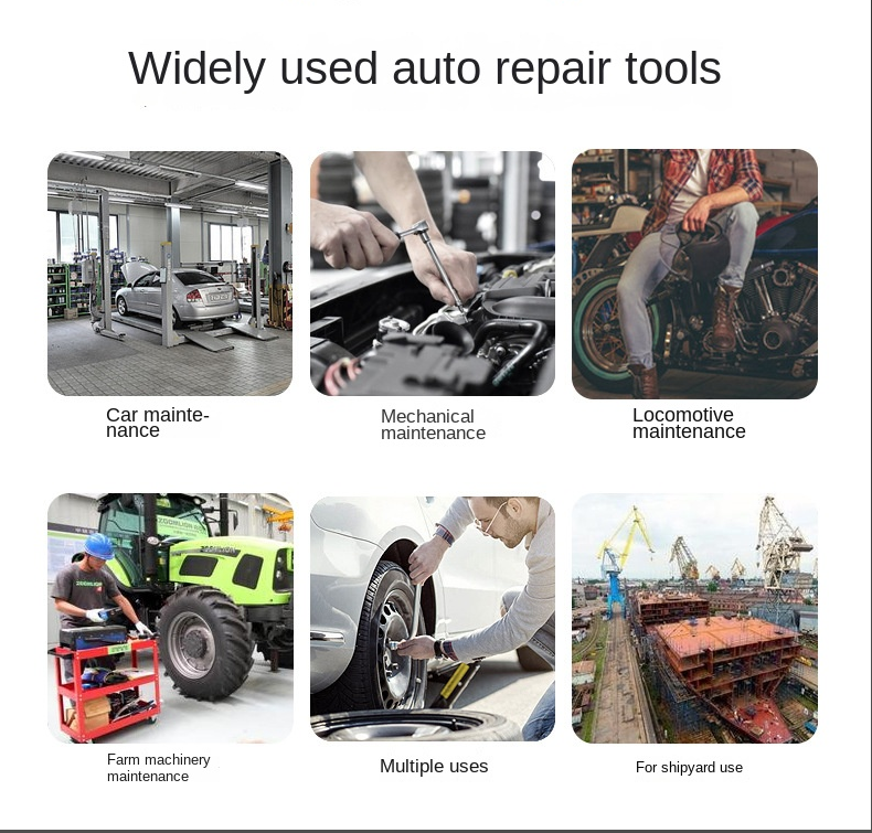 Repair set showcase