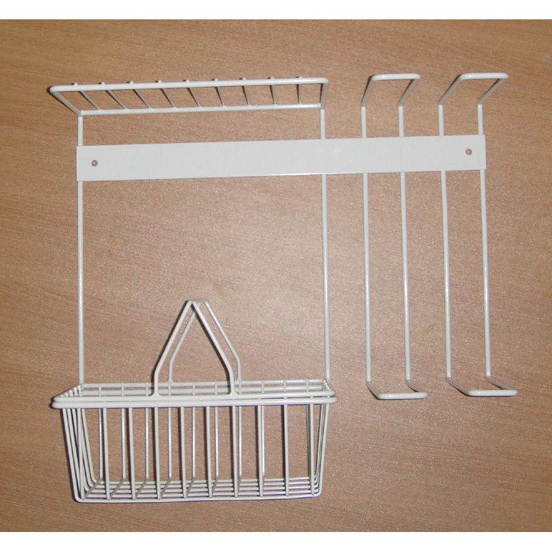 Wall Mounted Metal Wire Home Storage Garden Tools Storage Organizer Rack