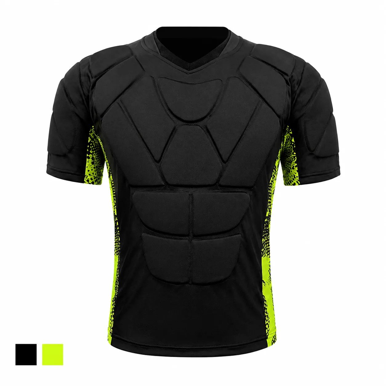 EVA Padded Football Compression Padded Shirt Moisture Wicking Body Armor Sports Safety Protective Wear