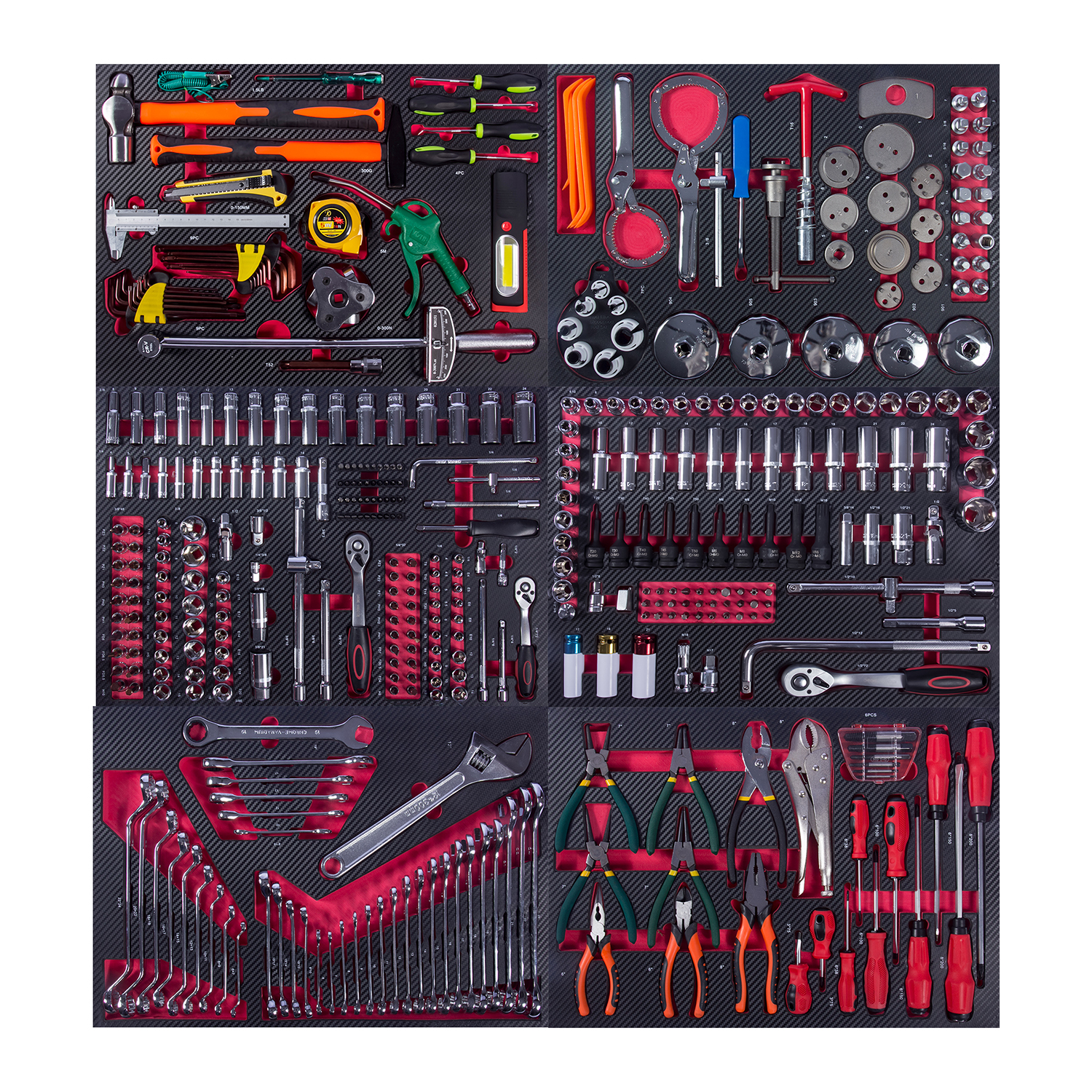 421 Pcs Professional Cr-V Material Herramientas Hand Tools Set With Any Combinations for Auto Repair